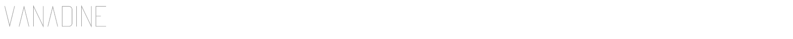 Vanadine font preview